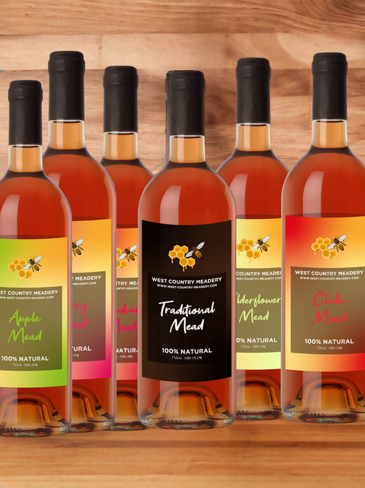 6 x 75cl Bottles West Country Mead