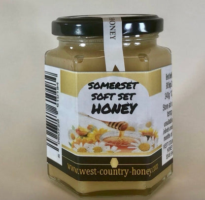6 x 12 oz /340g jar Soft Set West Country Honey