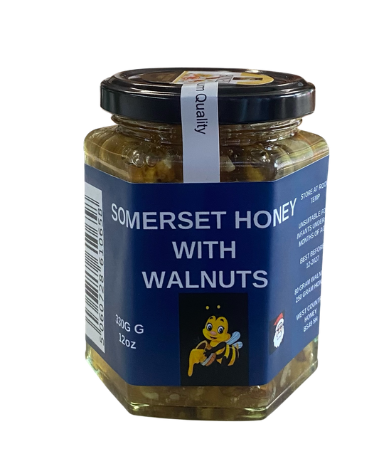 Somerset Blossom Honey with Walnuts 330g 12oz